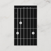 ギターインストラクターG 専攻の 名刺 (正面)