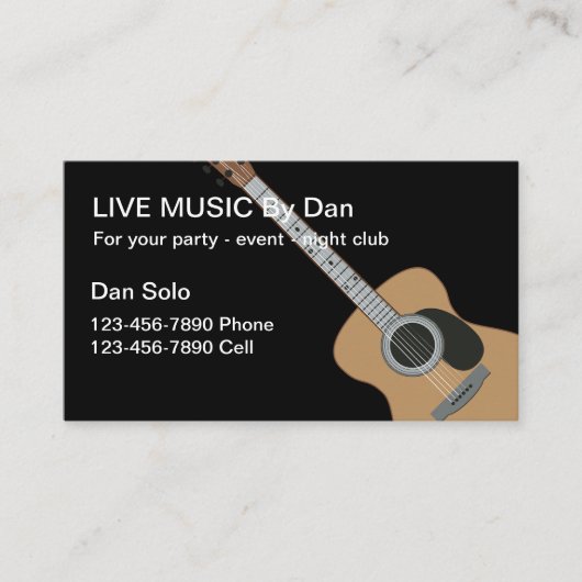 ギターエンターテイナーの名刺 名刺