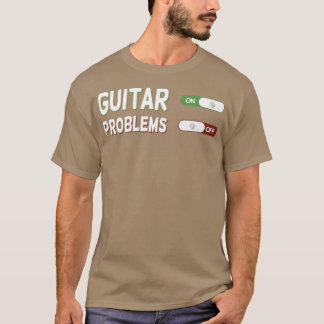 ギターオンの問題オフ Tシャツ