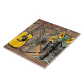 ギターカウボーイブーツカウボーイハット タイル (側面)