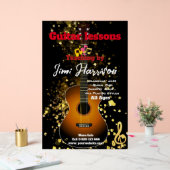 ギターカスタマイズレッスンアクリル記号ビッグサイズ アクリルサイン (ウェディング)