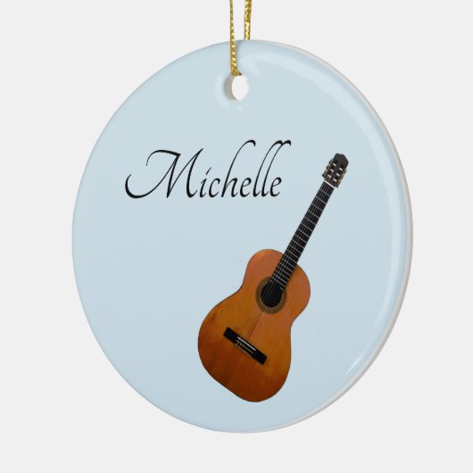 ギターカスタムブルークリスマス セラミックオーナメント (左)