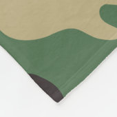 ギターカモフラージュ フリースブランケット (角)