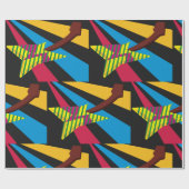 ギターカラフルー ラッピングペーパー (フラット)