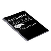 ギターカントリー音楽お土産ギフトナッシュビル ノートブック (右側)