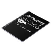 ギターカントリー音楽お土産ギフトナッシュビル ノートブック (左側)