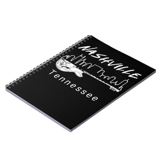 ギターカントリー音楽お土産ギフトナッシュビル ノートブック (左側)