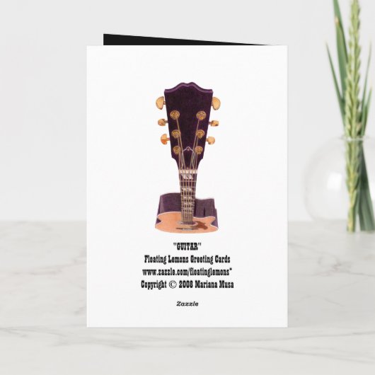 ギターカード カード (裏面)