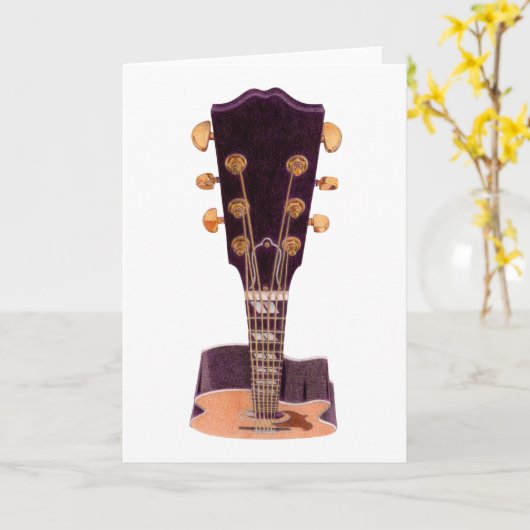 ギターカード カード (黄色い花)