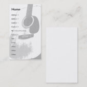 ギターカード 名刺 (正面/裏面)