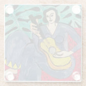 ギターガラスコースター ガラスコースター (裏面)