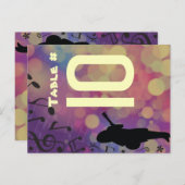 ギターガールバルミツワーテーブル席カード ポストカード (正面/裏面)