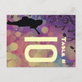 ギターガールバルミツワーテーブル席カード ポストカード (裏面)