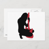 ギターガール ポストカード (正面/裏面)