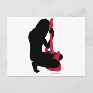 ギターガール ポストカード