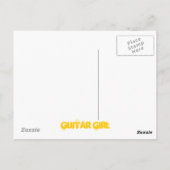 ギターガール ポストカード (裏面)
