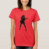 ギターガールTシャツ Tシャツ (正面)