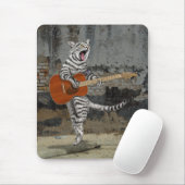 ギターキャットを押し殺す マウスパッド (マウス)