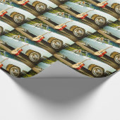 ギターキャディラック&カウボーイブーツプリント ラッピングペーパー (角)