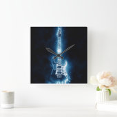 ギターキャンディー缶スクエア紙コースターキーチェーン スクエア壁時計 (ホーム)