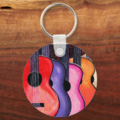 ギターキーチェーン キーホルダー (正面)