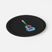 ギターギタリストギフト ペーパープレート (アングル)