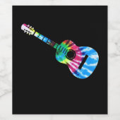 ギターギタリストギフト ワインラベル (シングルラベル)