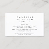 ギターギタリスト音楽ミュージシャン先生 名刺 (裏面)