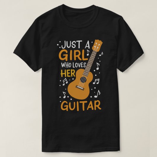 ギターギターギタリスト Tシャツ (デザイン正面)