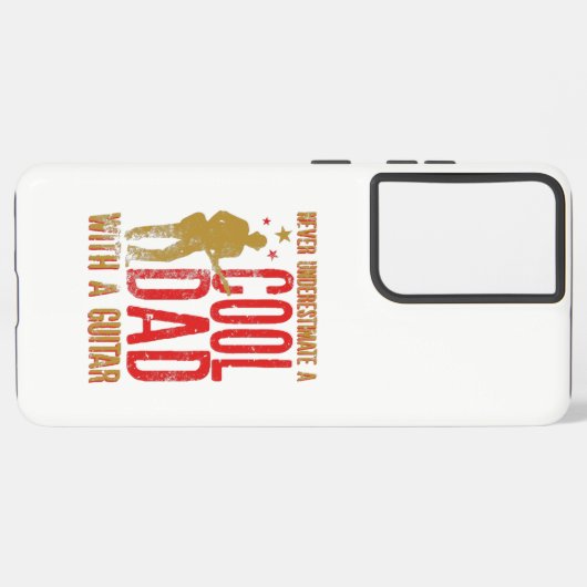 ギターギフトクールでパパを過小評価しない SAMSUNG GALAXYケース (左側面)