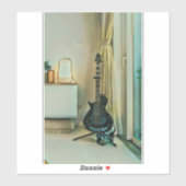 ギターギフトパパ シール (シート)