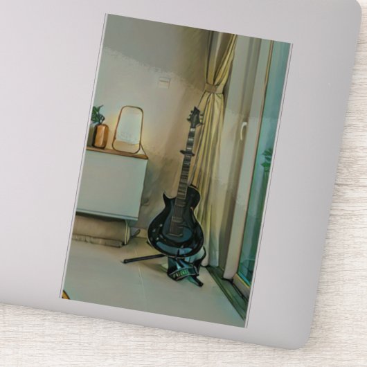 ギターギフトパパ シール (詳細)