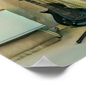 ギターギフトパパ ポスター (角)