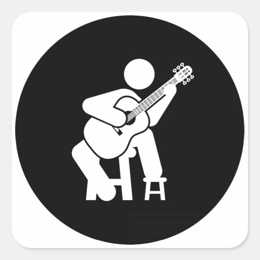 ギタークラシカルー スクエアシール (正面)