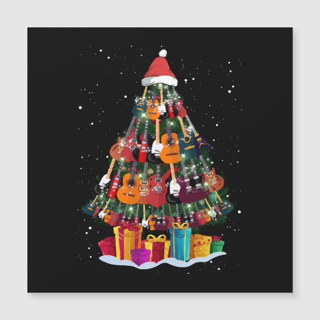 ギタークリスマスツリーおもしろい (正面)