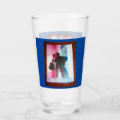 ギターグラス杯付き男性 タンブラーグラス (正面)