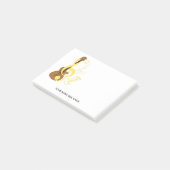 ギターグラフィックミュージシャン音楽テーマ ポストイット (アングル)