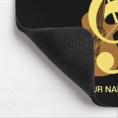 ギターグラフィックミュージシャン音楽テーマ マウスパッド (コーナー)