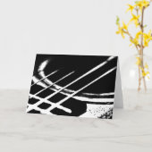 ギターグリーティングカード カード (黄色い花)