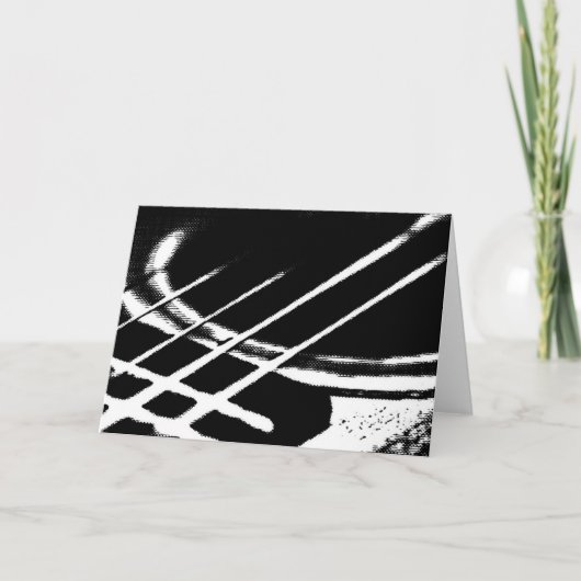 ギターグリーティングカード カード (正面)