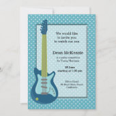 ギターコンクール 招待状 (正面)