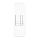 ギターコードグラフフレットボードグレーテンプレート ラベル (正面)