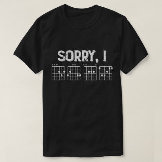 ギターコードデザインでごめんなさい Tシャツ