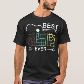 ギターコードプレーヤー教師最高の父音楽 Tシャツ