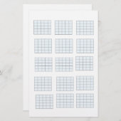 ギターコード紙 便箋 (正面/裏面)