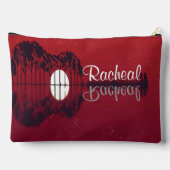 ギターコーブレッドw名前をカスタムする アクセサリーポーチ (裏面)