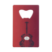 ギターコーブ クレジットカード栓抜き (正面)