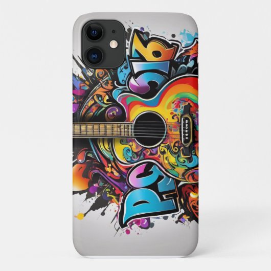 ギターサイケデリックー Case-Mate iPhoneケース (裏面)