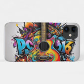 ギターサイケデリックー Case-Mate iPhoneケース (裏面(横))
