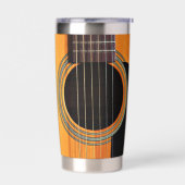 ギターサウンドホパーソナライズされたール 保温保冷タンブラー (左面)